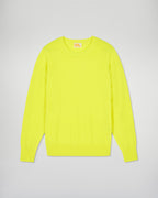Jersey de cuello redondo - Amarillo fluorescente - Mujer