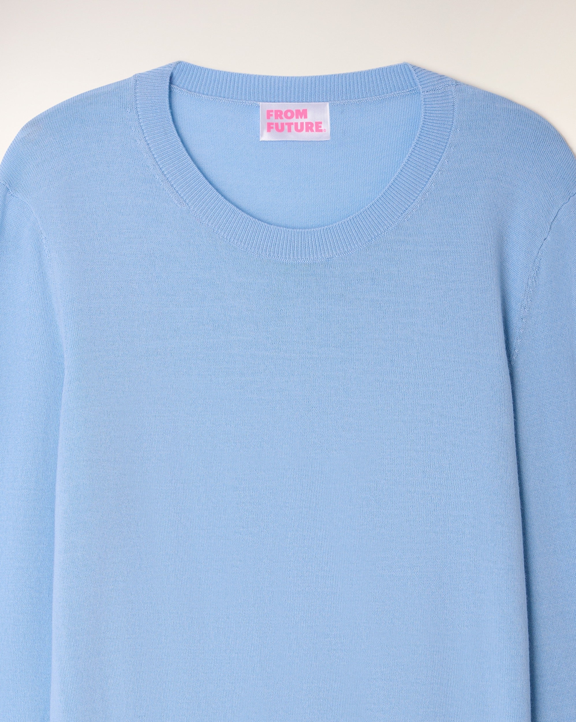 Two-tone Round Neck Sweater