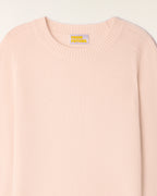 Pull Col Rond Coeur Jacquard - Sable