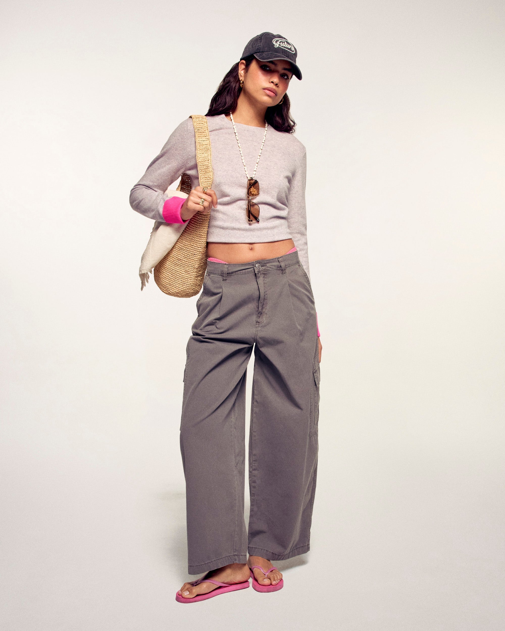 Pull Col Rond Bicolore