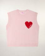 Pull Sans Manches Coeur