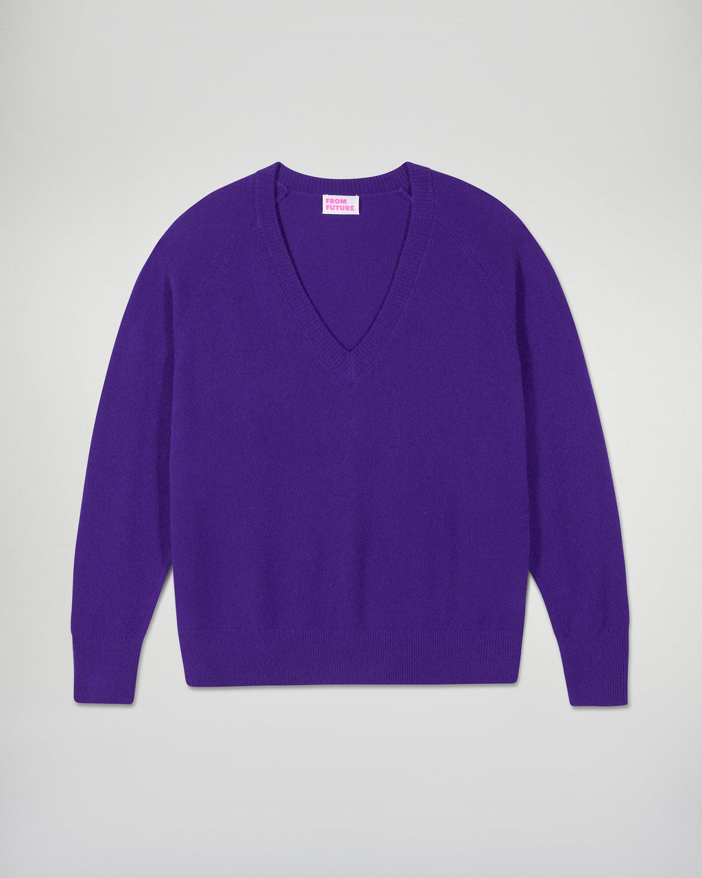 Maglione Scollo a V - Velvet Purple - Donna