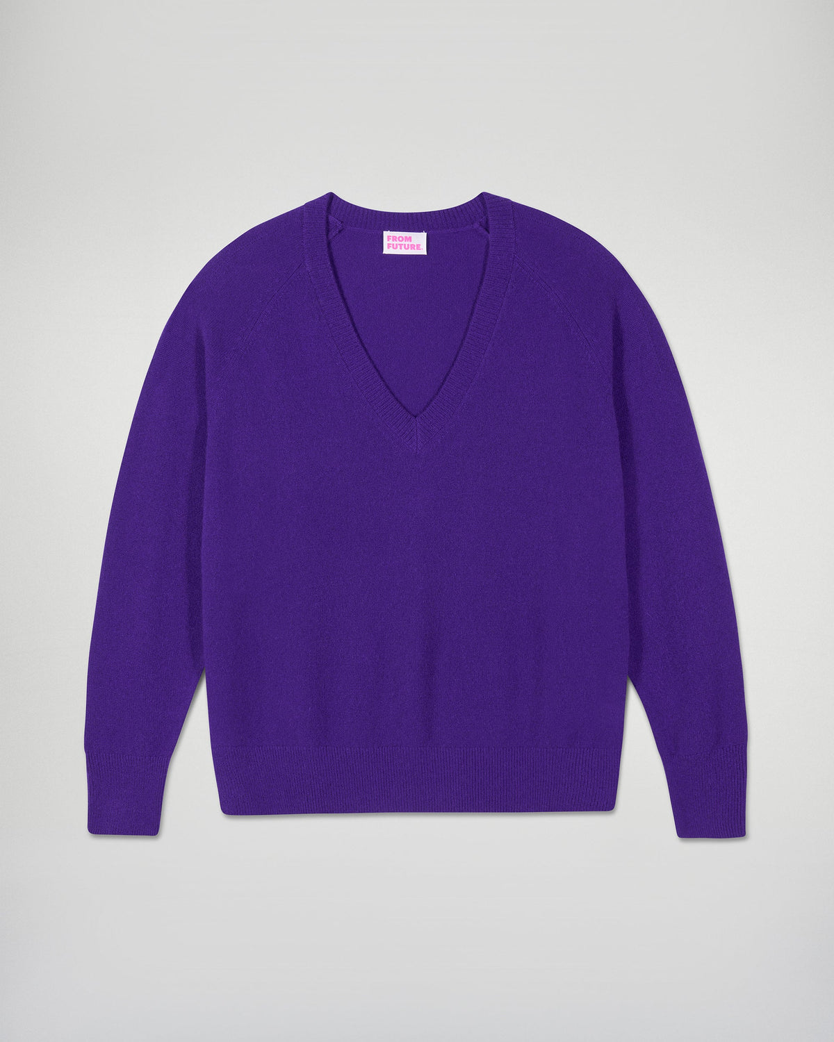 Maglione Scollo a V - Velvet Purple - Donna