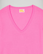 V-Neck Jumper - Fantasy Pink - Women