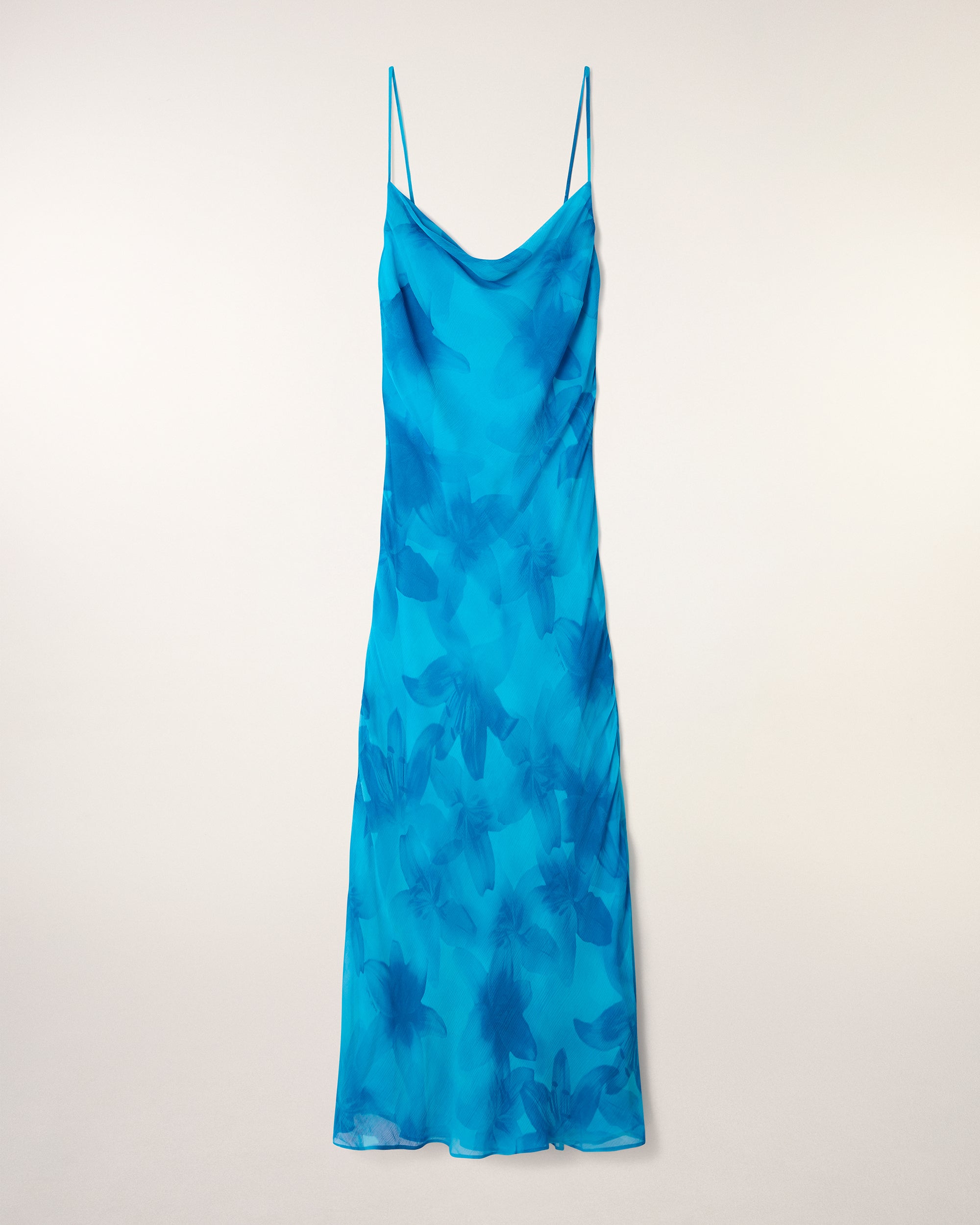 Robe Longue à Bretelles - Tropical Bloom Lily