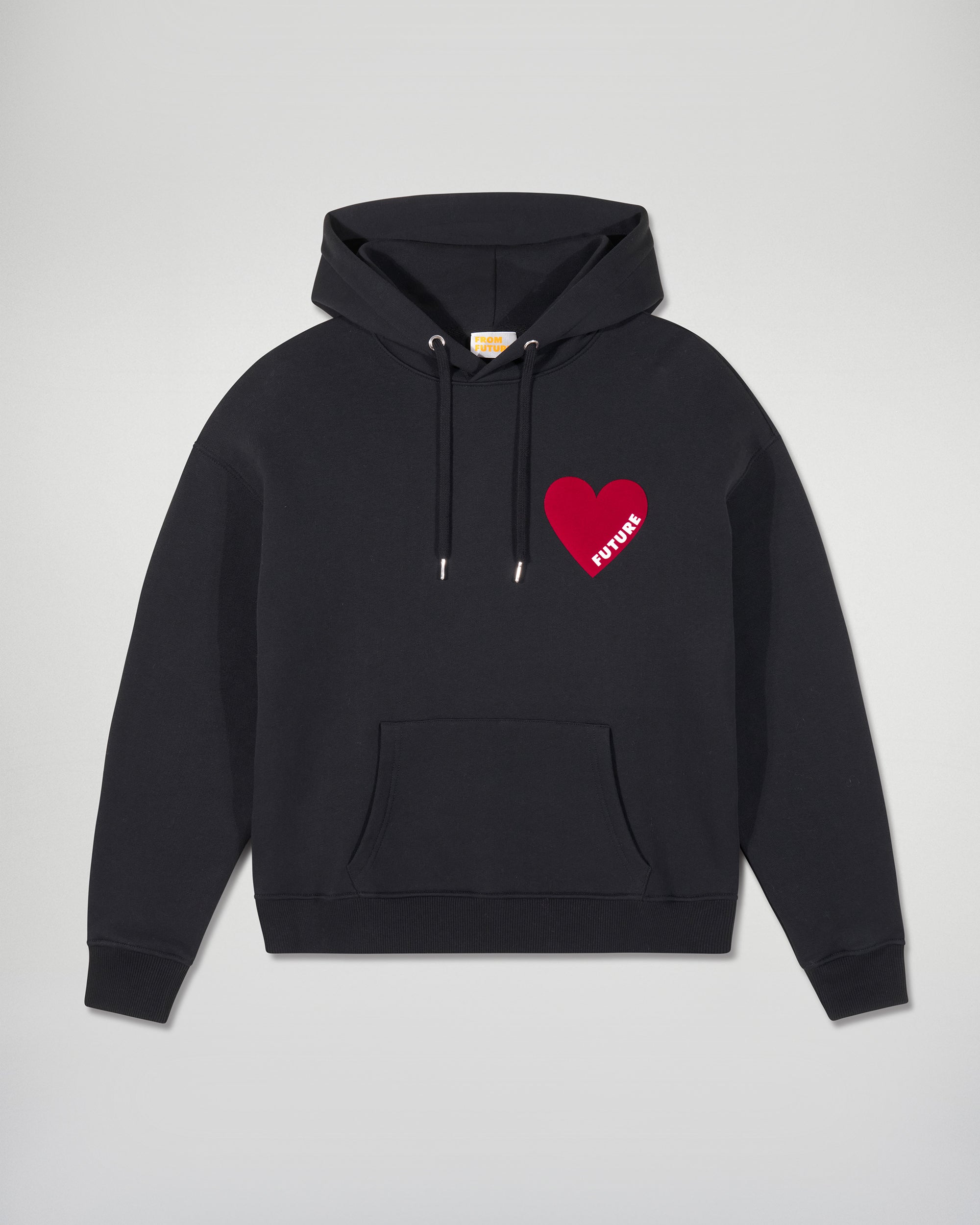 Sudadera con capucha y corazón