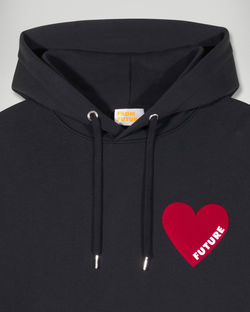 Sudadera con capucha y corazón