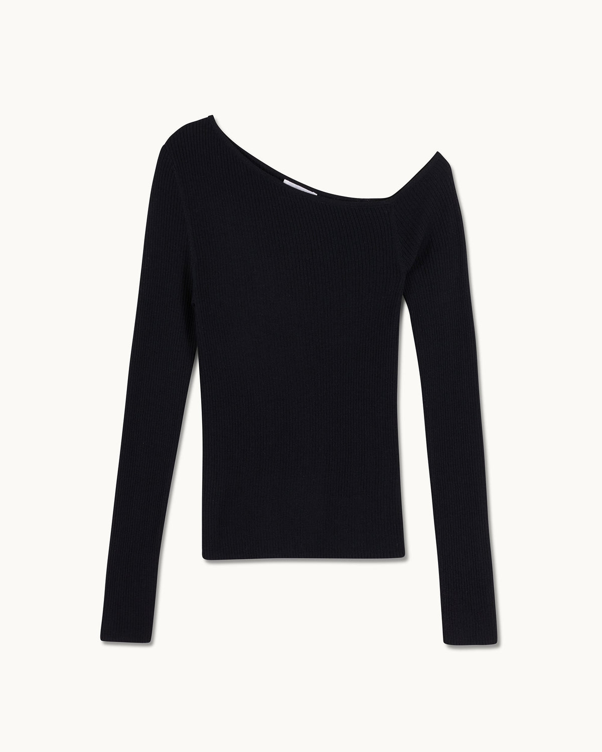Top Asimétrico - Negro - Mujer
