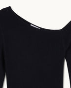 Top Asimétrico - Negro - Mujer