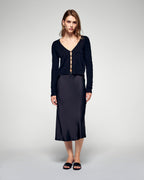 Long-Sleeved Future Jewelled Top - Black - Women