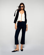 Top de mangas largas con botones joya Future - Crudo - Mujer