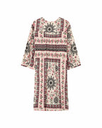 Perou Short Dress - Beige