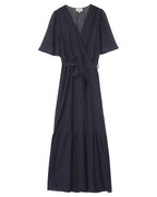 Robe Longue Perse - Marine