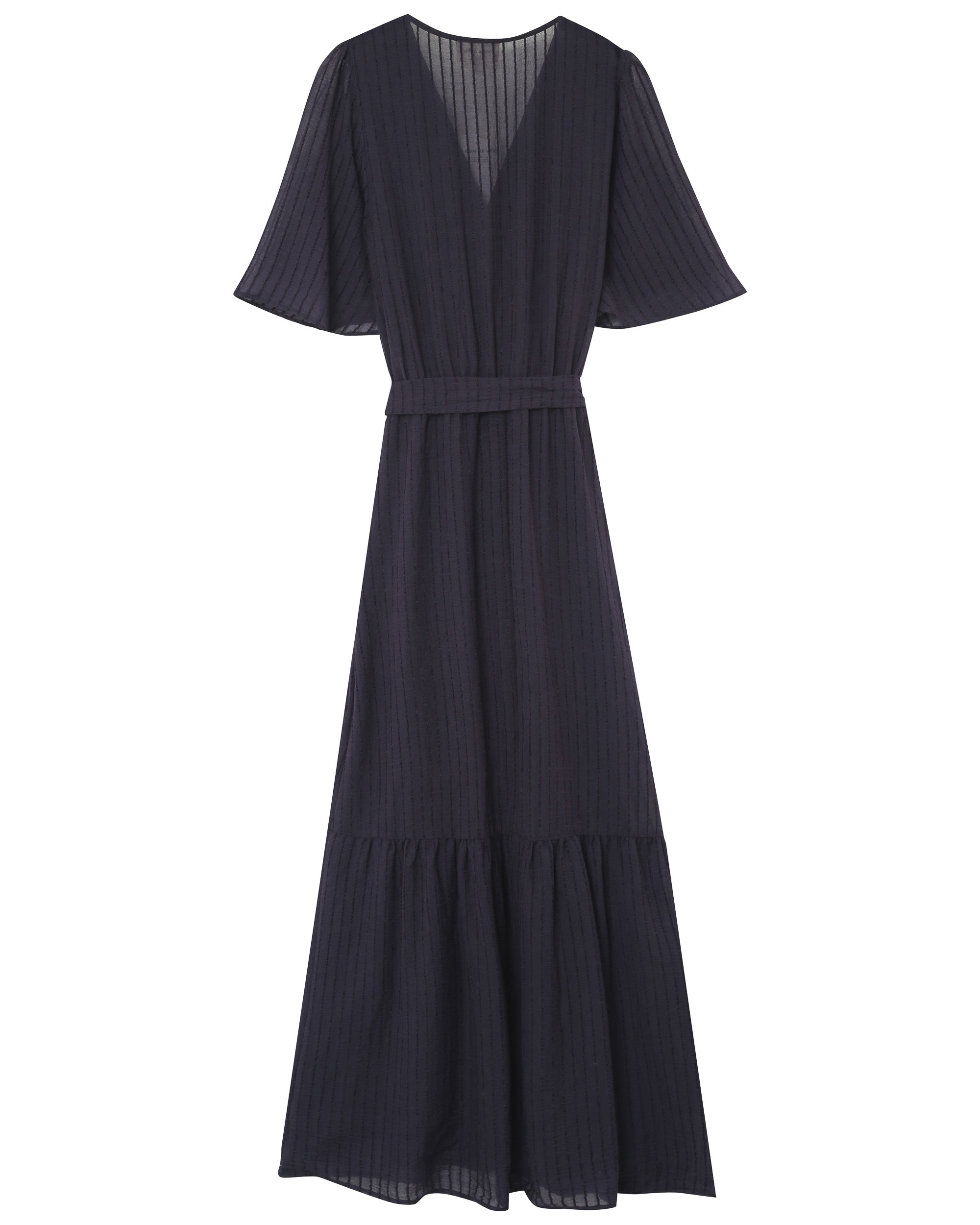 Robe Longue Perse - Marine