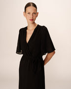 Robe Longue Perse - Noir