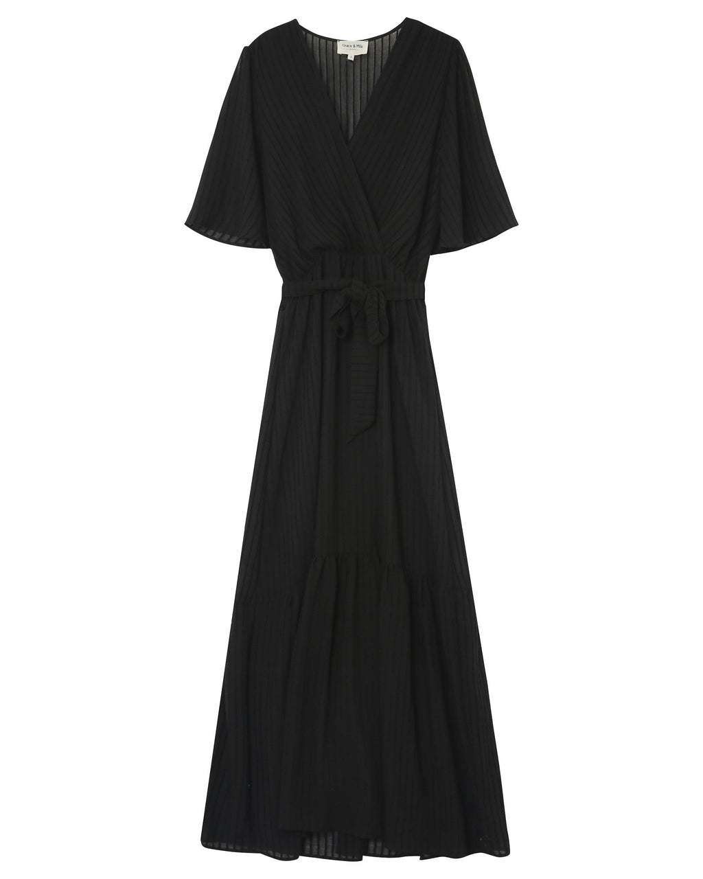 Robe Longue Perse - Noir