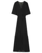 Robe Longue Perse - Noir