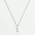 "Diamond Moon" Pendant D0.01/5 - 375/1000 White Gold