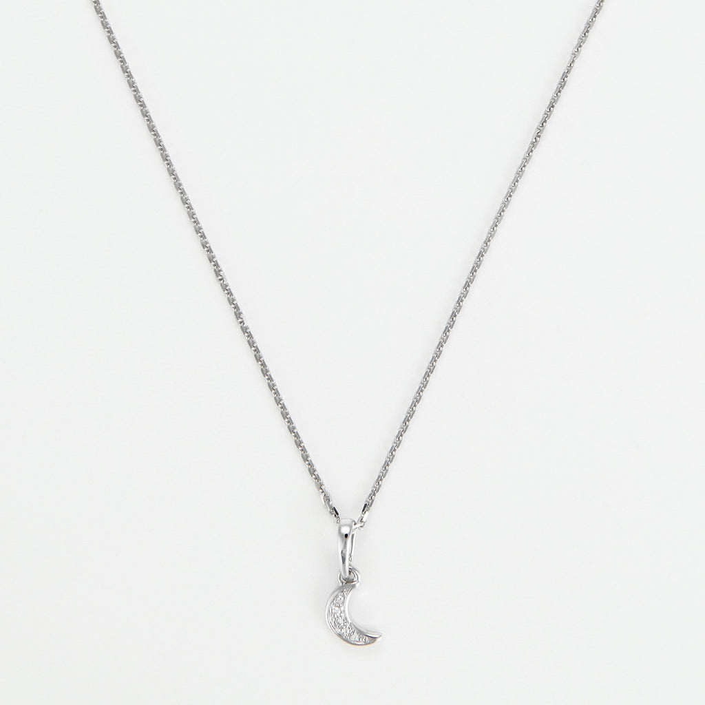 Colgante "Diamond Moon" Diamantes 0,01/5