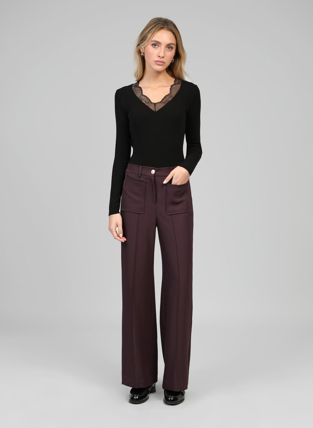 Philicia Wine Pants