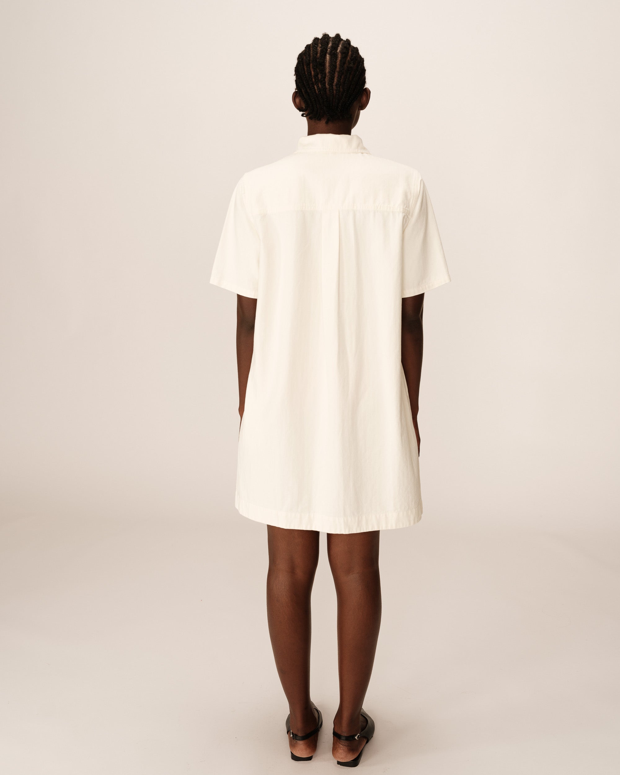 Vestido Corto Philine - Crudo