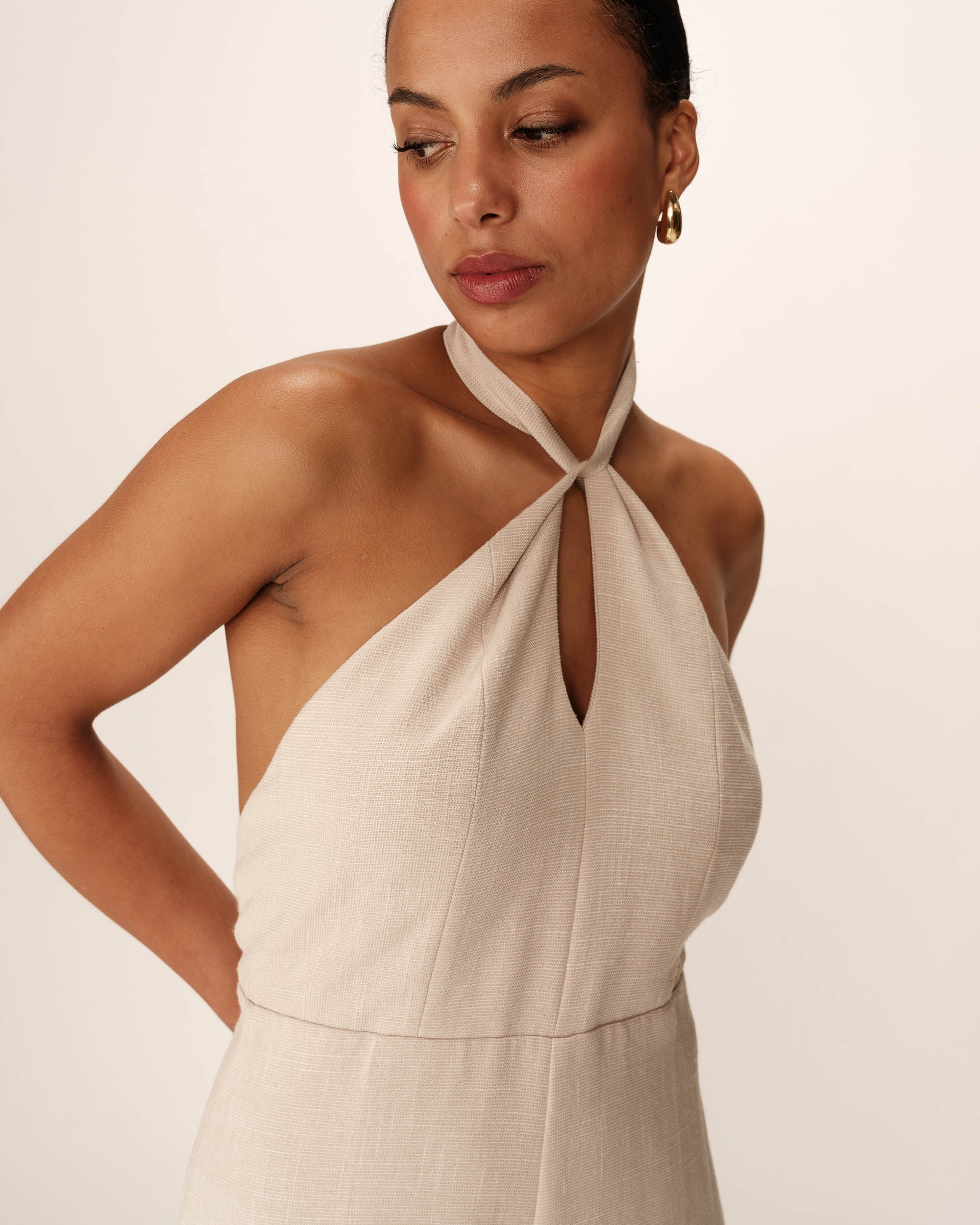 Philomene Jumpsuit - Beige