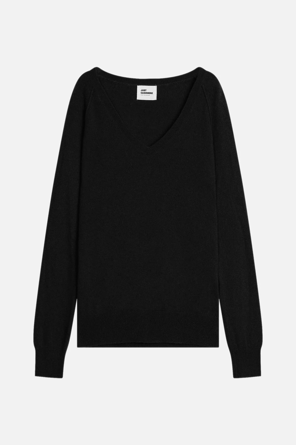 Pull Col V - Phoebe - Noir