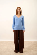 Jersey Cuello V - Phoebe - Sky