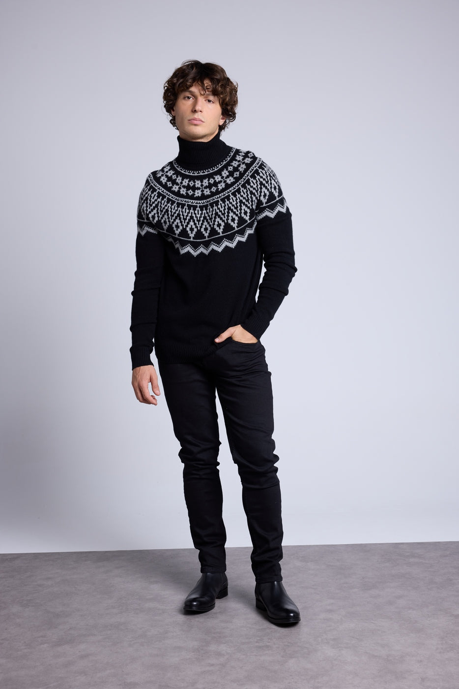 Jersey de esquí Phoenix - Negro gris - Hombre
