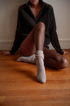 Semi-Sheer Tights 40D - Brown