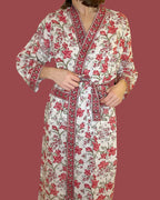 Madras kimono