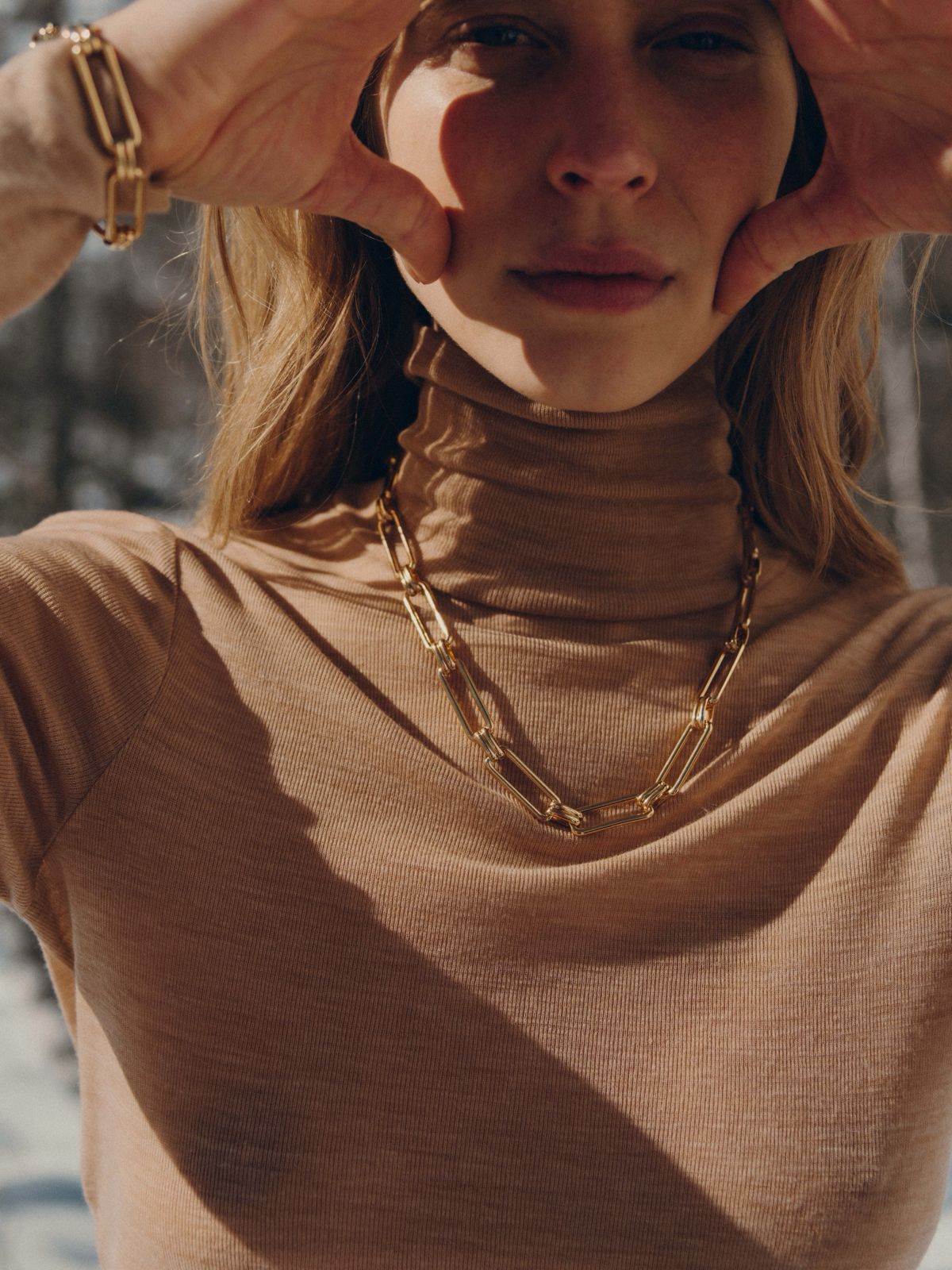 Clyde Necklace - Gold Plated Brass