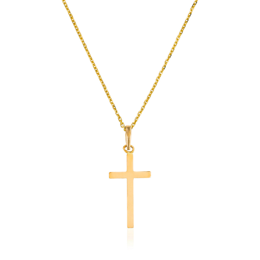 Pendentif "Croix Croyance" - Or Jaune 375/1000