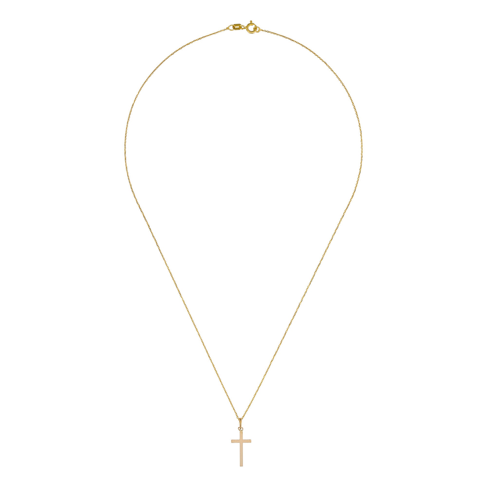 Pendentif "Croix Croyance" - Or Jaune 375/1000