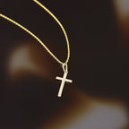 Colgante "Cruz Creencia" Oro Amarillo 375/1000