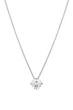 Pendentif "Splendeur" - Or Blanc 375/1000 Et Zirconium