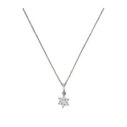 Pendentif "Le Messager Blanc" Or Blanc 375/1000 Et Zirconium