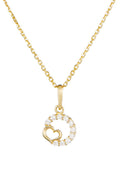 Colgante “Nina” Oro amarillo 375/1000 y Circonio