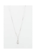 “Authentic” Pendant 375/1000 White Gold And Zirconium