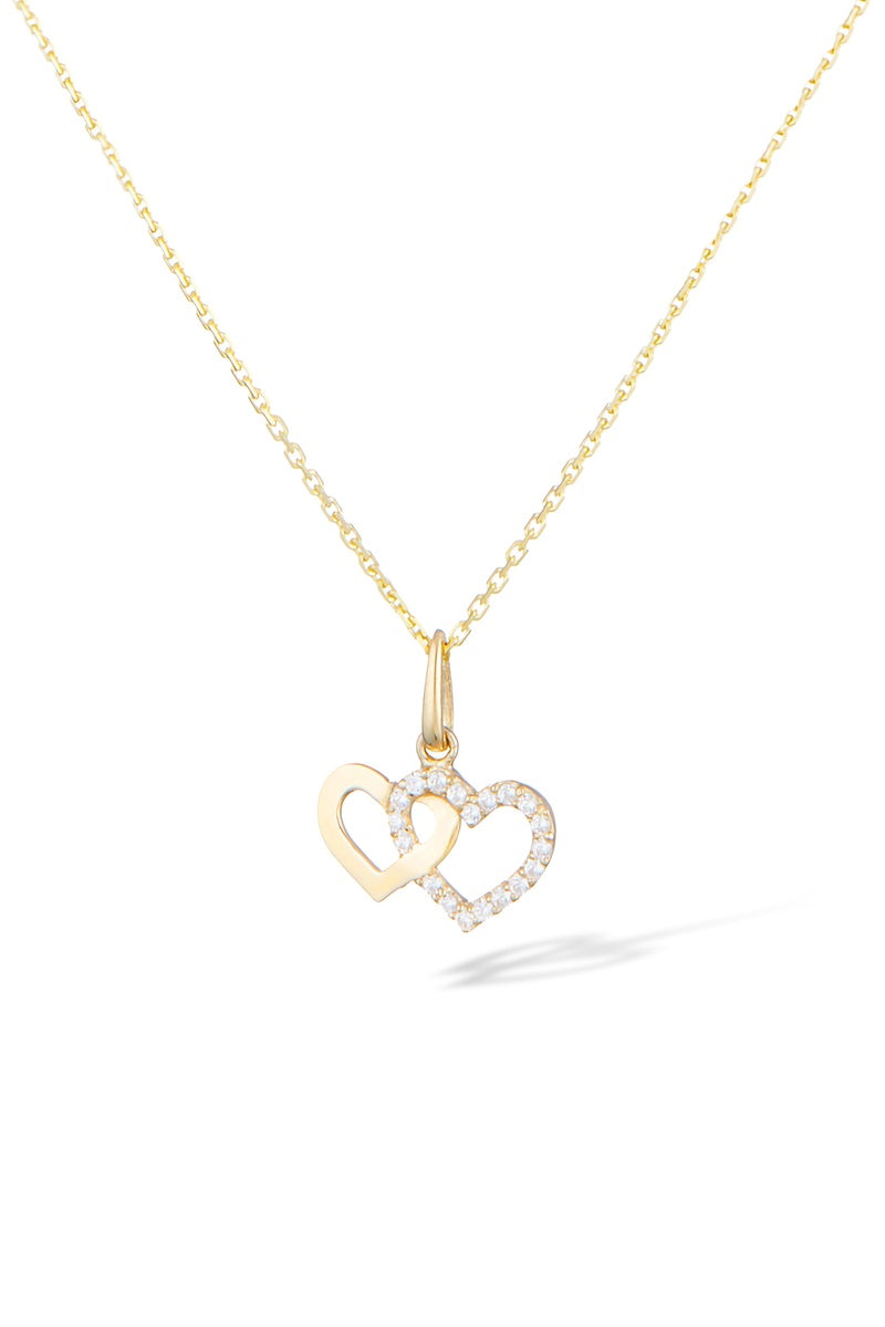 Colgante "Enlace Moi" Oro Amarillo 375/1000 y Circonio