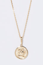 Pendentif Astro Lisse "Taureau" - Or Jaune 375/1000
