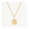 Astro Ball Pendant “Pisces” 375/1000 Yellow Gold And Zirconium