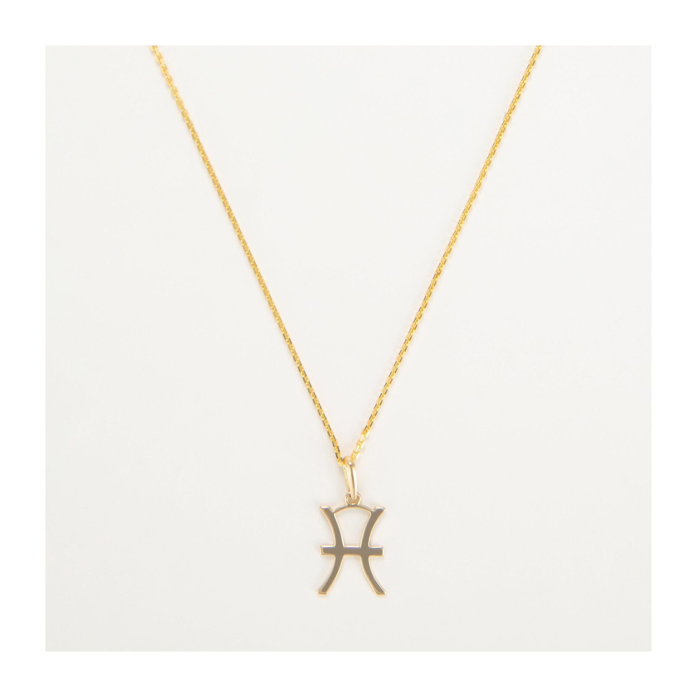 Pendentif Astrologique "Poisson" Or Jaune 375/1000