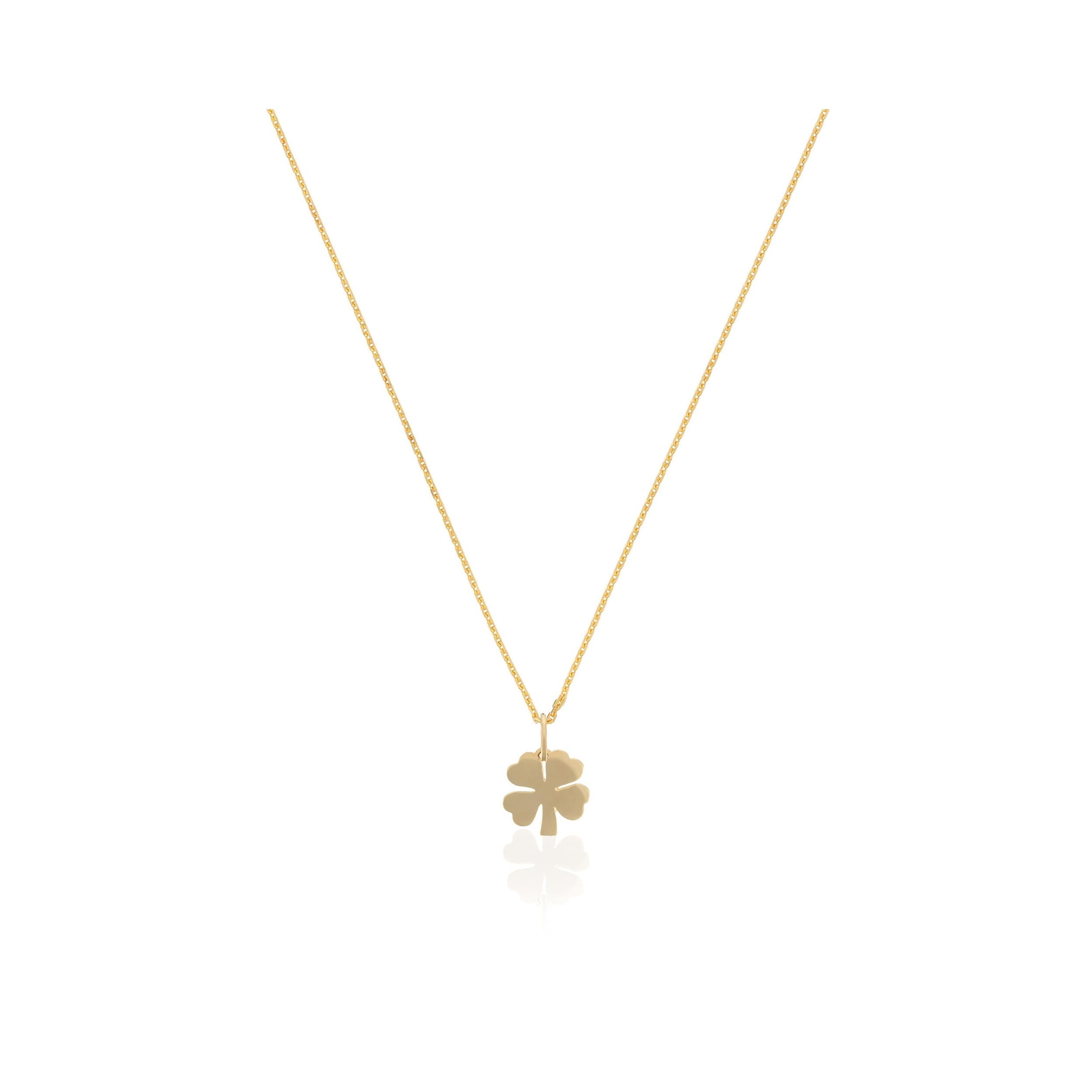 375/100 Yellow Gold “Clover” Pendant