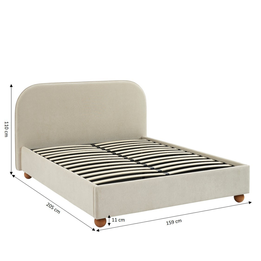 Pilka - Cama - Tela Chenille - Beige