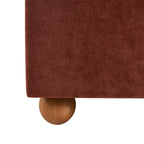 Pilka - Lit Coffre - Tissu Chenille - Bordeaux
