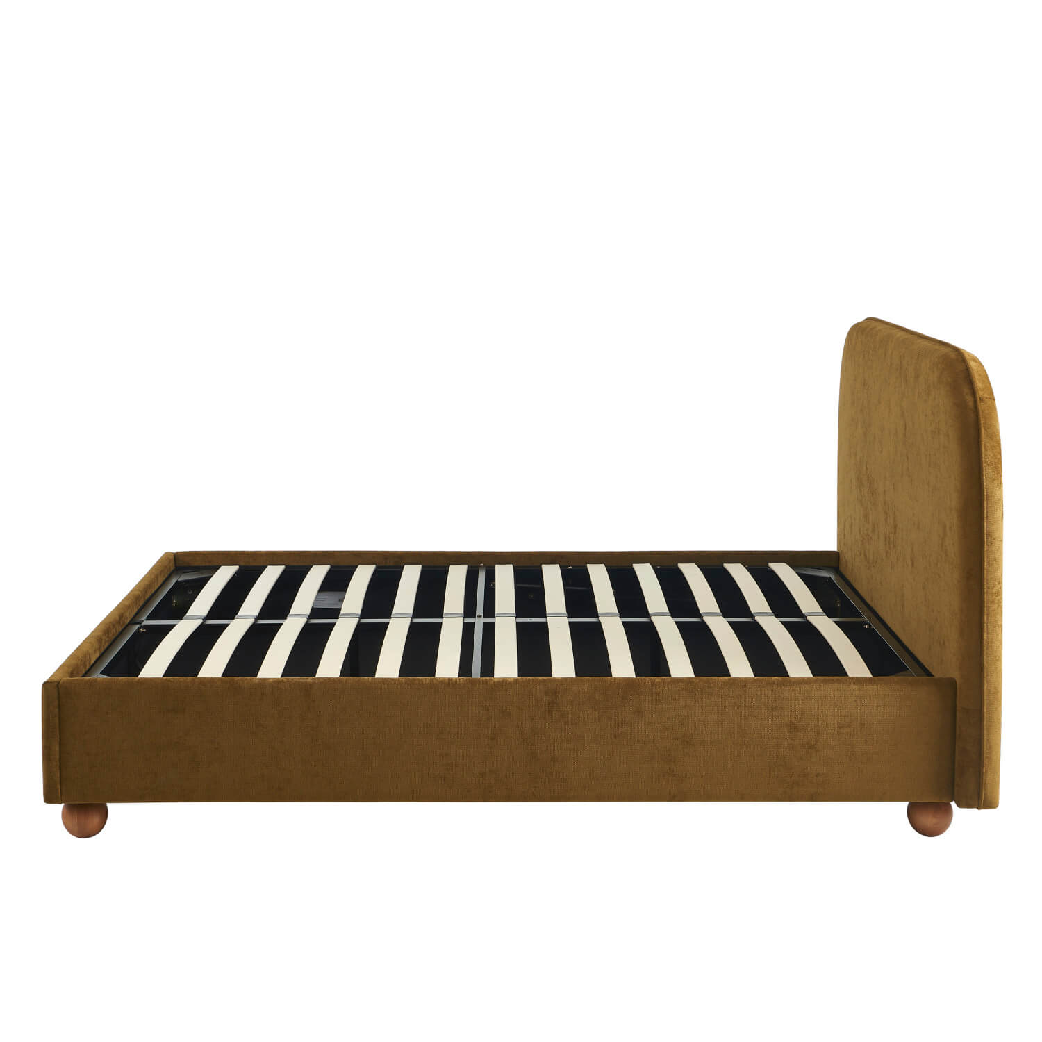 Pilka - Lit Coffre - Tissu Chenille - Bronze