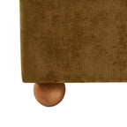 Pilka - Lit Coffre - Tissu Chenille - Bronze
