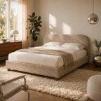 Pilka - Cama Canapé - Tela Jacquard Leopardo - Beige