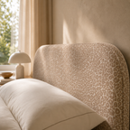 Pilka - Cama Canapé - Tela Jacquard Leopardo - Beige